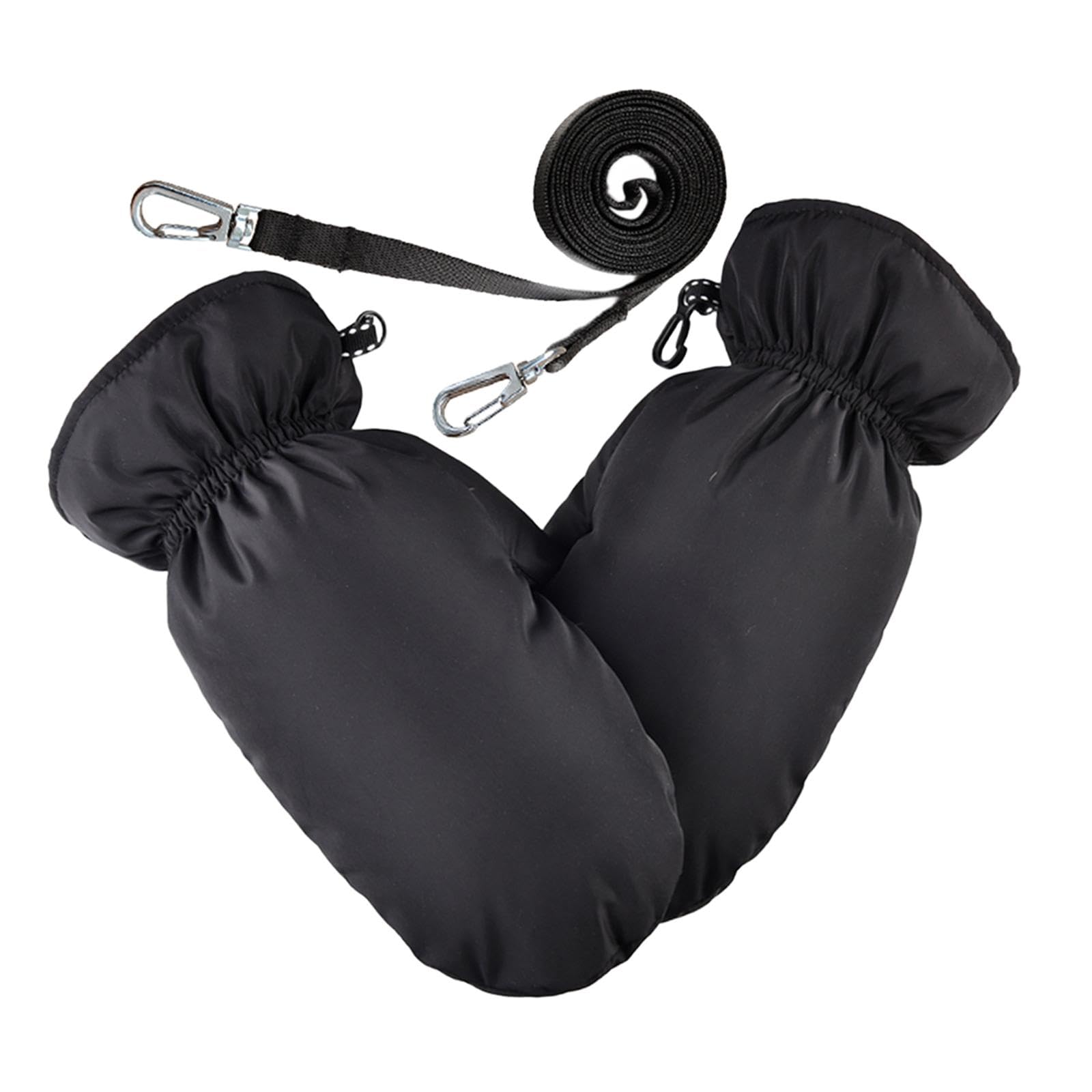 Down Mittens Water Resistant Insulated Cold Weather for Skiing Riding Biking-image-45
