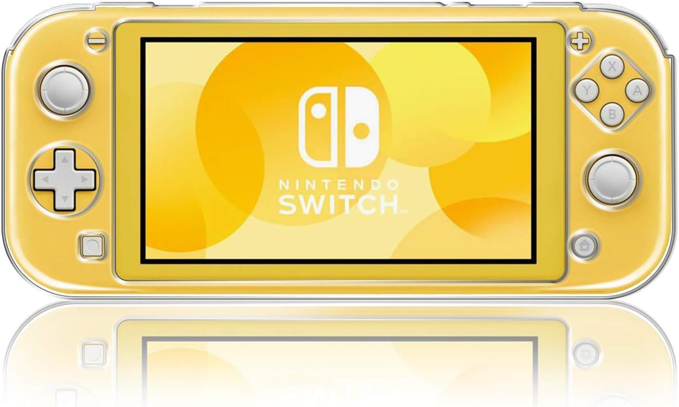 RDFJ Protective Case for Switch Lite 2019, PC High-Transparent Anti-Scratch Design, HD Clear, Full Cover