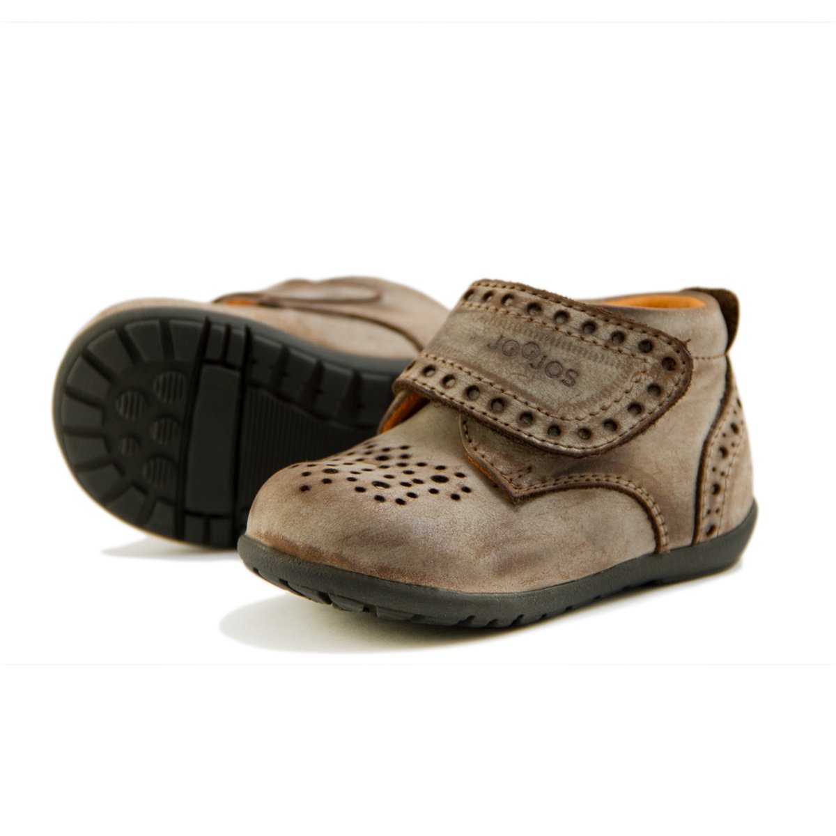 Joojos Infant/Toddler Butterfly Vintage Leather First Walker Shoes