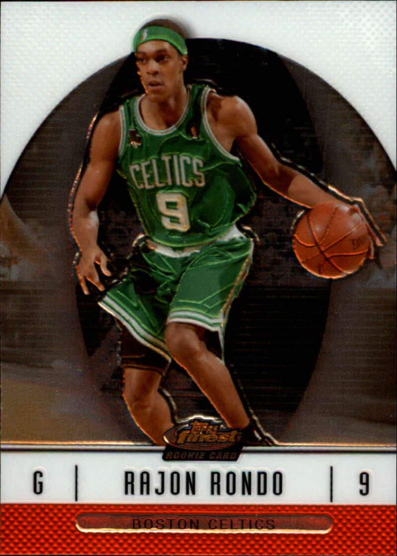 Amazon.com: 2006-07 Finest Basketball #72 Rajon Rondo RC Boston 