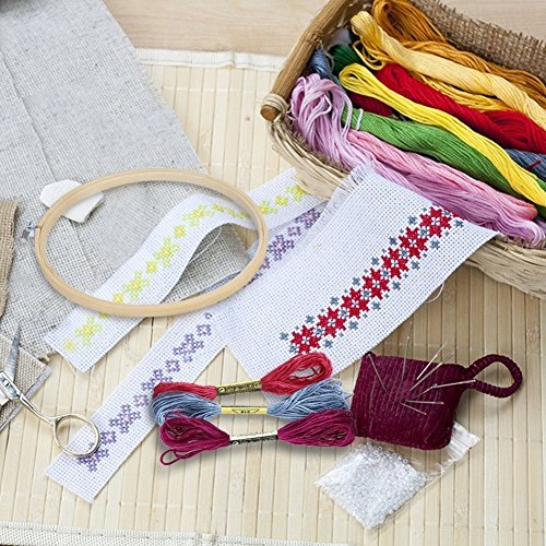 Download Cleana Arts® 5 Pieces Embroidery Hoop Set Bamboo Circle Cross Stitch Hoop | Flyers Online