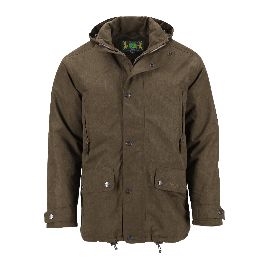 Hunter Outdoor Korkjacke Oliv – Wasserdicht & Atmungsaktiv, Warm Gefüttert