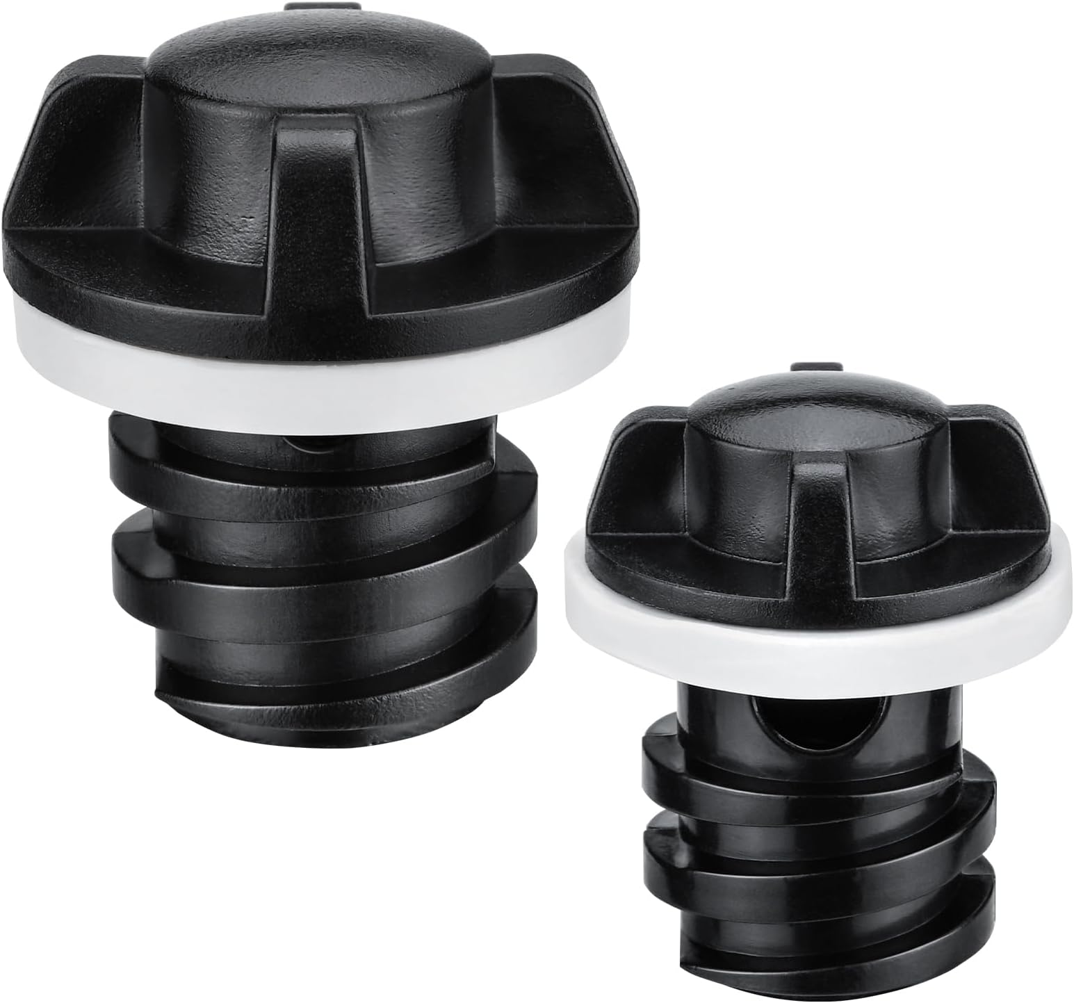 Cooler Plug Replacement for RTIC, Large & Small Leak Proof Drain Plugs Compatible with RTIC 20QT 45QT 65QT Coolers with Two Drains