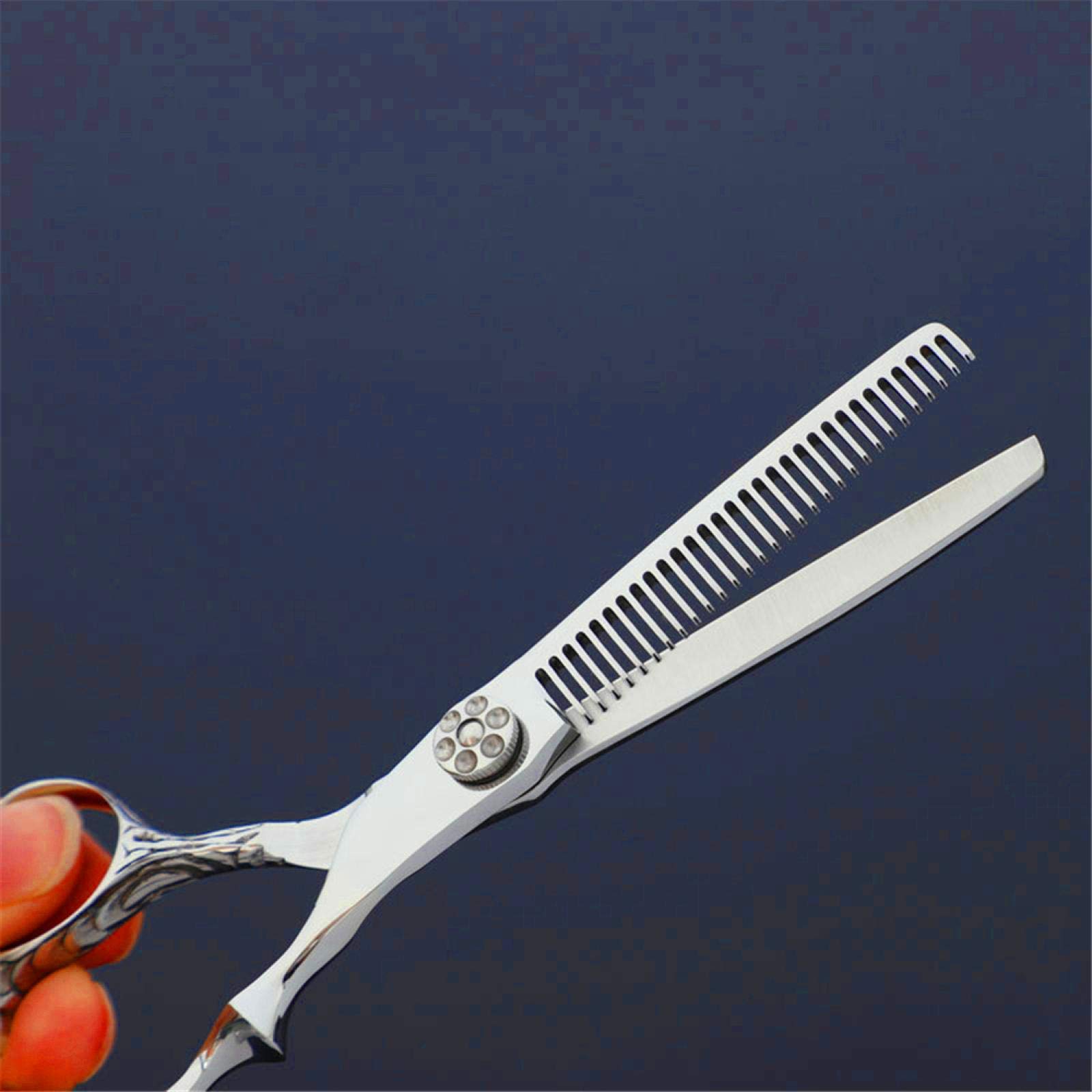 6,0 Pouces Ciseaux Ciseaux Set Ciseaux De Coupe De Cheveux en Acier Inoxydable Professionnel Outil De Façonnage Coiffeur pour Hommes Femmes Enfants Animaux Domestiques Salon