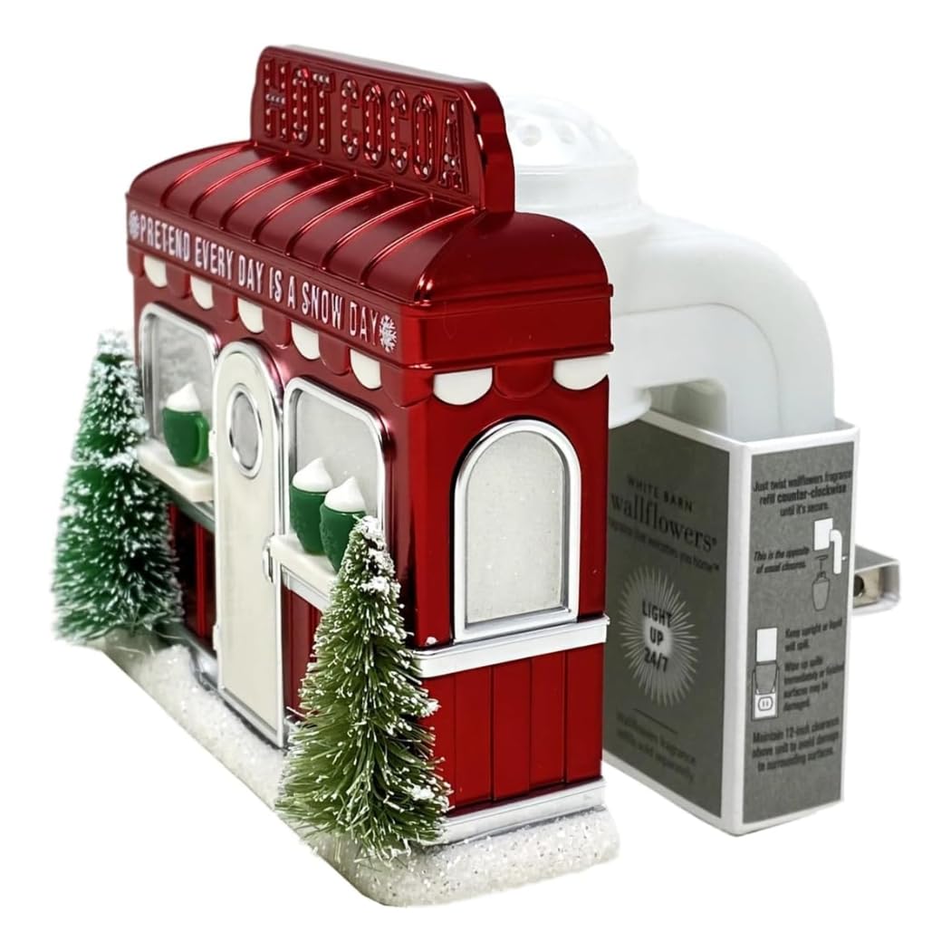 Bath & Body Christmas Cocoa Stand Nightlight Wallflowers Fragrance Plug