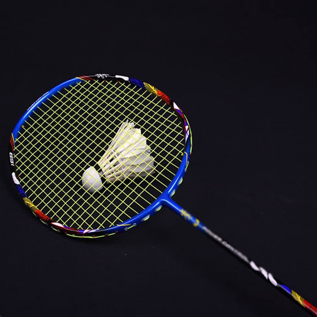 8U Badminton Racket -light Full Carbon Racket Conjoined Handle Offensive and Defensive Badminton Racket Single Shot