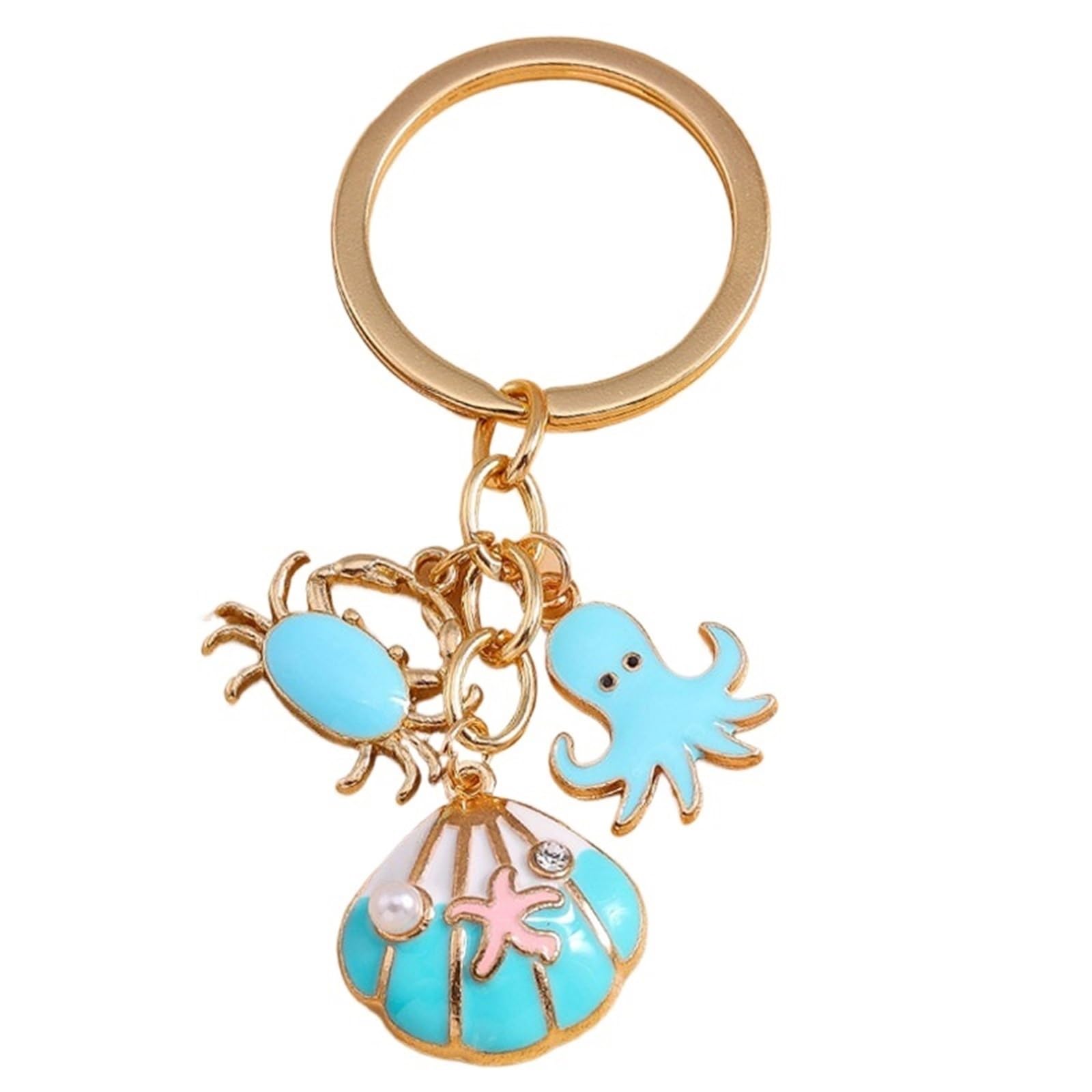 Bijoux suspendus taille et breloques de crabe haute finition - 6