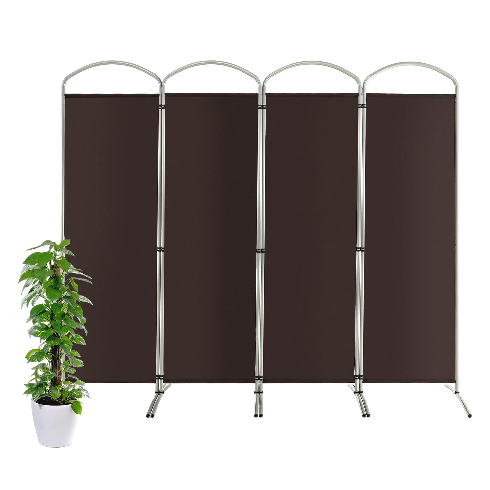 makko様専用 竹製ブラウンパーテーション 4つ折り 【公式通販】