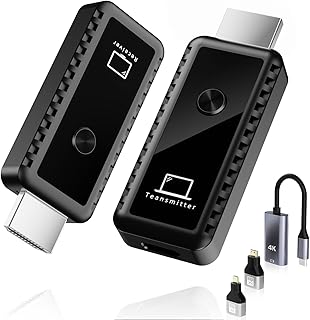 Kihoplly 4K Wireless HDMI Transmitter & Receiver, Plug & Play Wireless HDMI Extender, Supports 2.4/5GHz Dual Band, 100ft Range, No WiFi/APP/Bluetooth/Drivers Needed-picture-16
