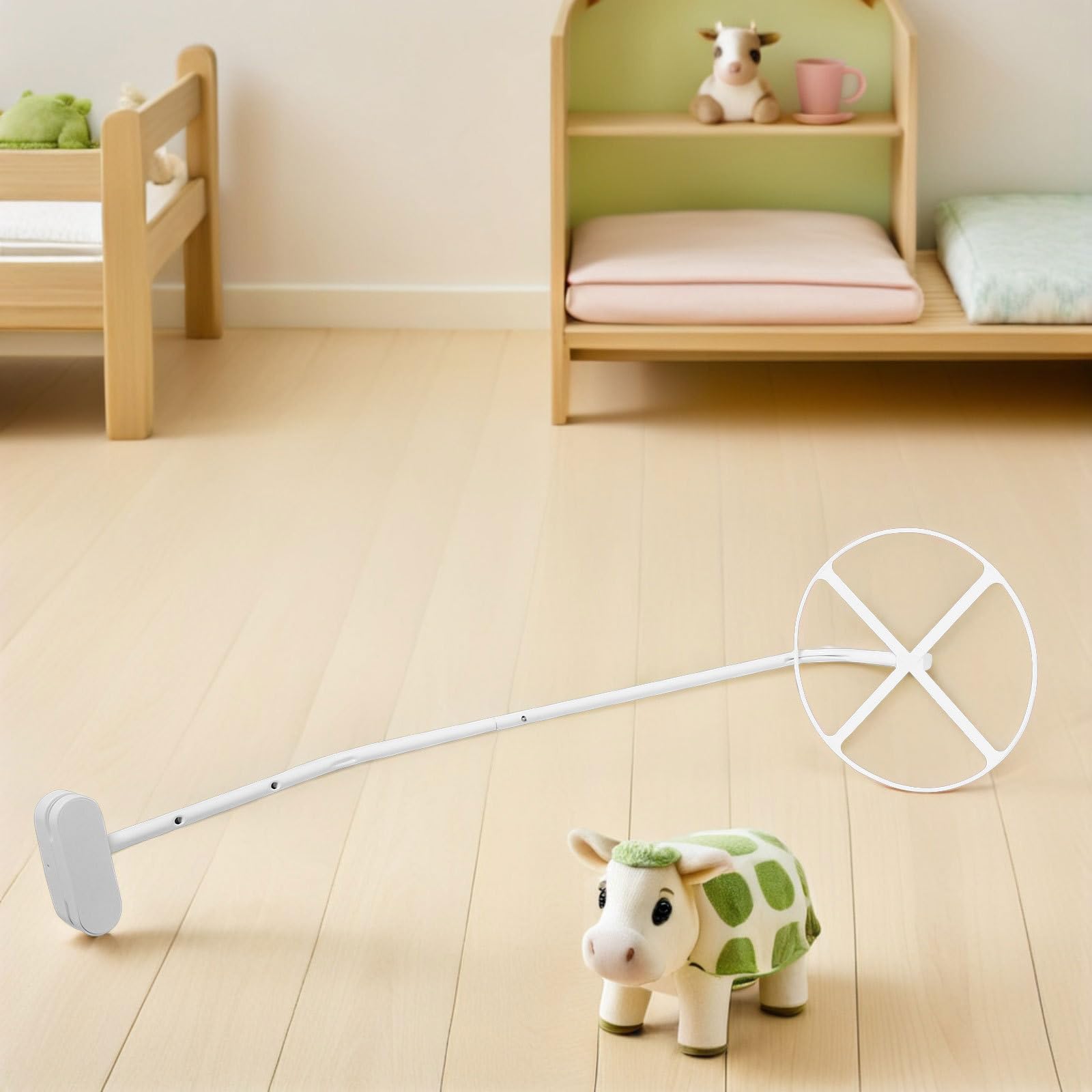 SUPVOX Supporto per zanzariera da 2 pezzi per culla - Supporto per baldacchino con clip, per rete da letto, struttura in metallo per baldacchino per cameretta dei bambini