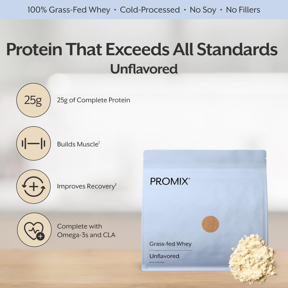 ProMix Nutrition Whey Protein Powder, Unflavored - 2.5 Pound — Amazon image 4
