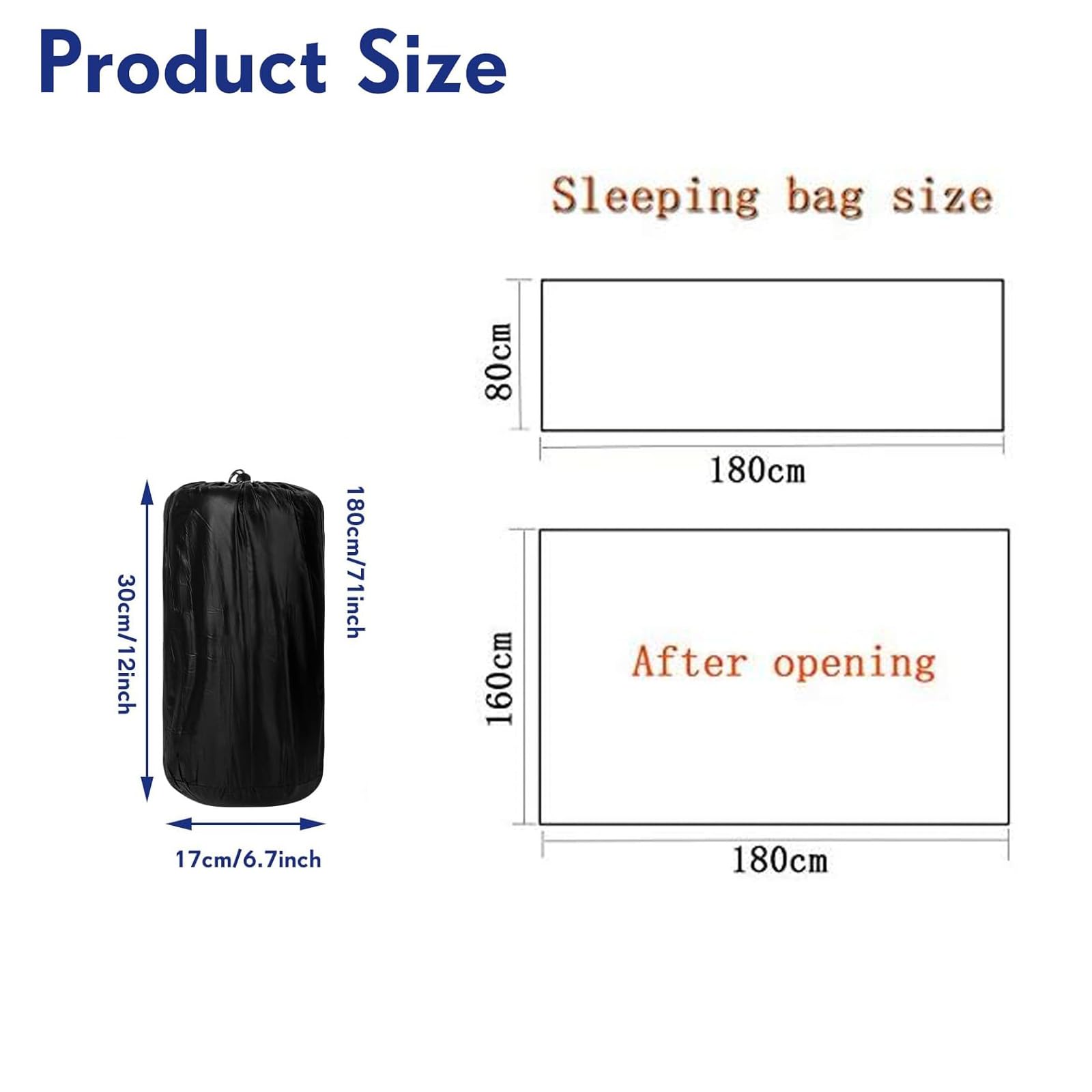 Fleece Sleeping Bag Liner, Camping Sleep Bag Travel Sheet with Zipper,Lightweight Travel Camping Sheet Sleep.(Navy Blue