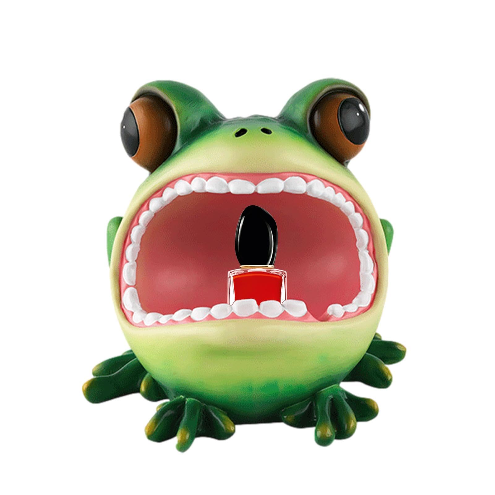 Amazon.co.jp: かわいいカエルの灰皿、ホームカエルの灰皿、カエルの形 
