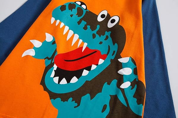 TEDD TEDD Boys Pyjamas Dinosaur Nightwear Cotton Toddler Clothes Kids Sleepwear Long Sleeve Christmas Pjs Sets 2 Piece Outfit Xmas Gift 1-12 Years in use