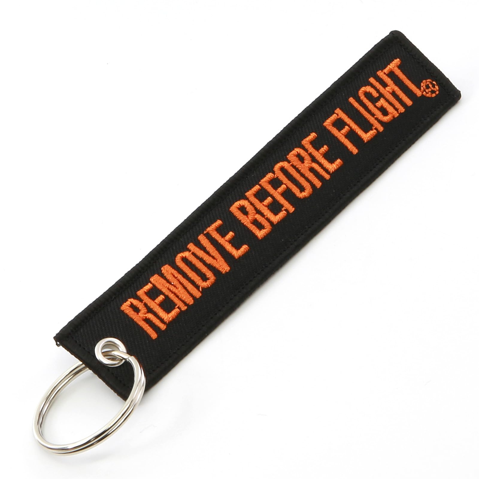 REMOVE BEFORE FLIGHT - Keychain - Black/Orange