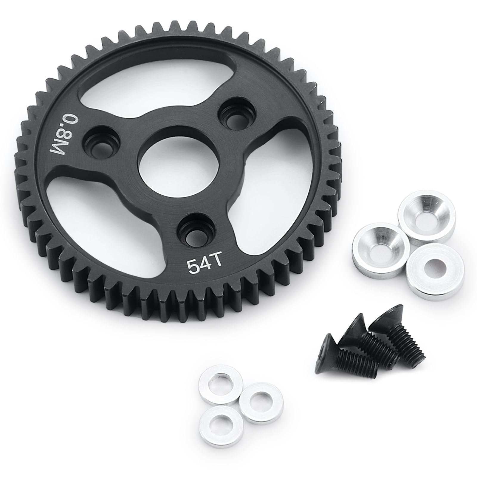 ARRMA ARA310945 Corona HD Acciaio 57T Modulo 0.8 BIG ROCK GRANITE - Foto 4