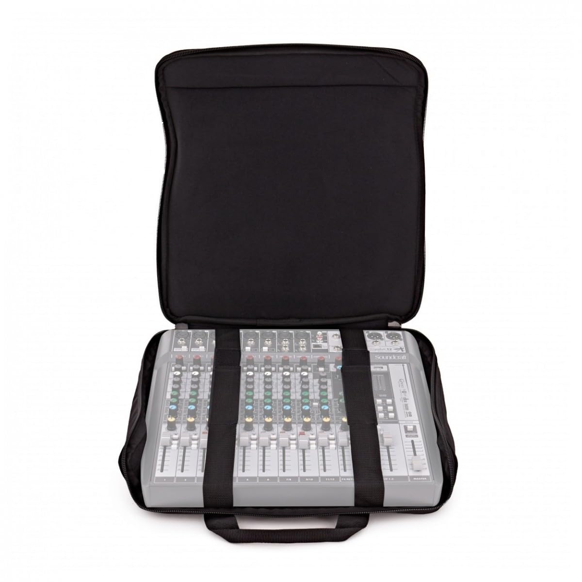 Gear4music Borsa per Mixer Audio 38 x 39 cm per Studio Mixer a 10/12 Canali | Borsa protettiva imbottita per il vostro mixer, cinghie interne evitano i movimenti, cerniere resistenti, tracolla