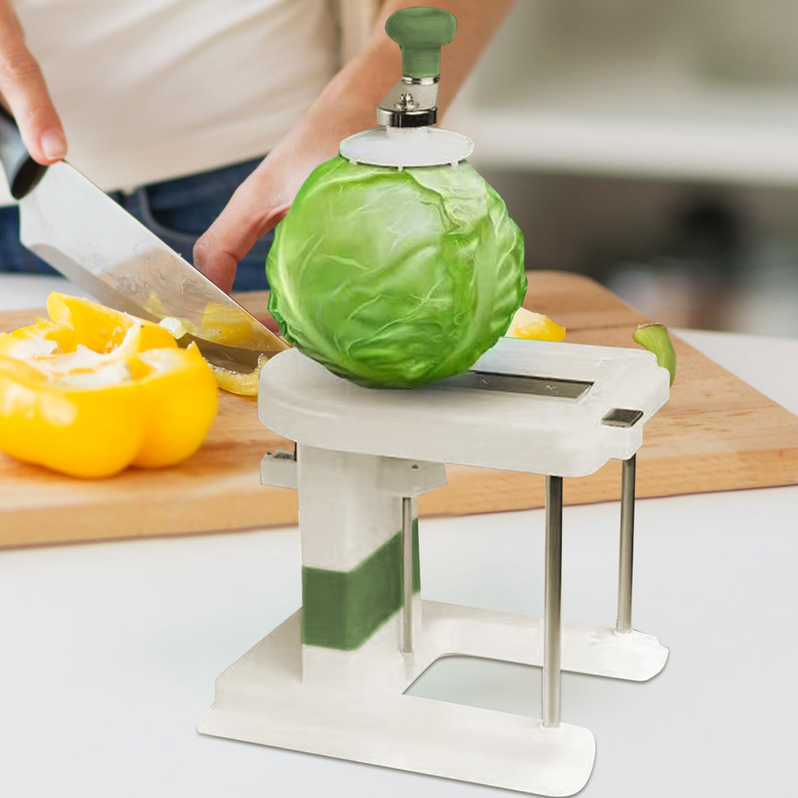 Picadora, cortador de chucrut manual – Ayuda de cocina, con, cocina para verduras, frutas,