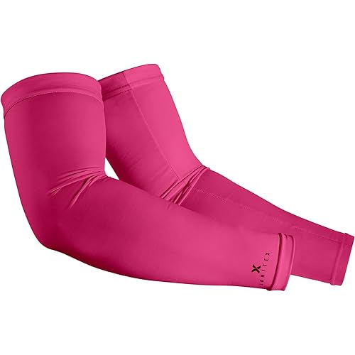 UV Sun Sleeves - Cover Up Men & Women - Compression, Cooling Arm Sleeve - UPF 50 Arm Shield Sun Protection