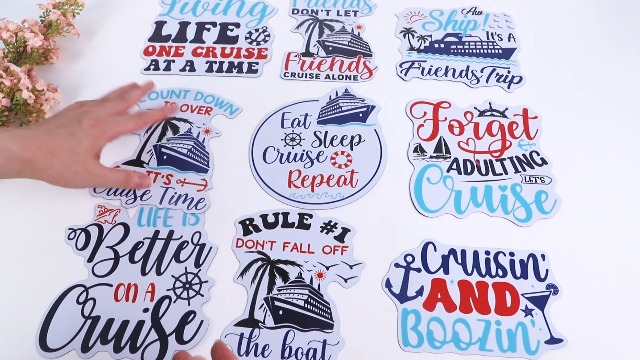 Imanes decorativos Friends para puertas de crucero, 9 piezas miniatura 7
