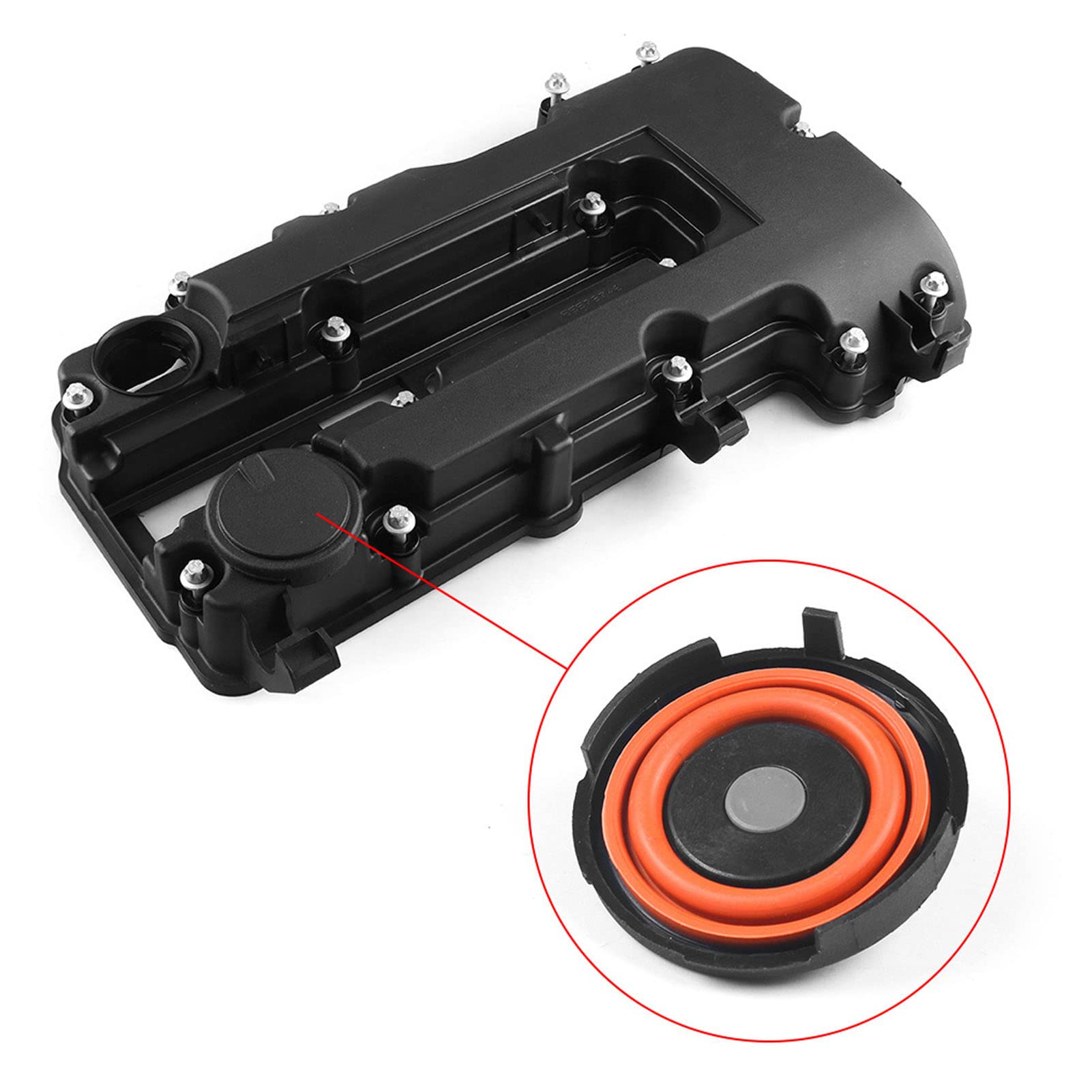 Kit di Riparazione della Membrana PCV del Coperchio della Valvola, Kit di Riparazione della Membrana in PVC Coperchio della Valvola Compatibile per Adam Astra Corsa E Meriva