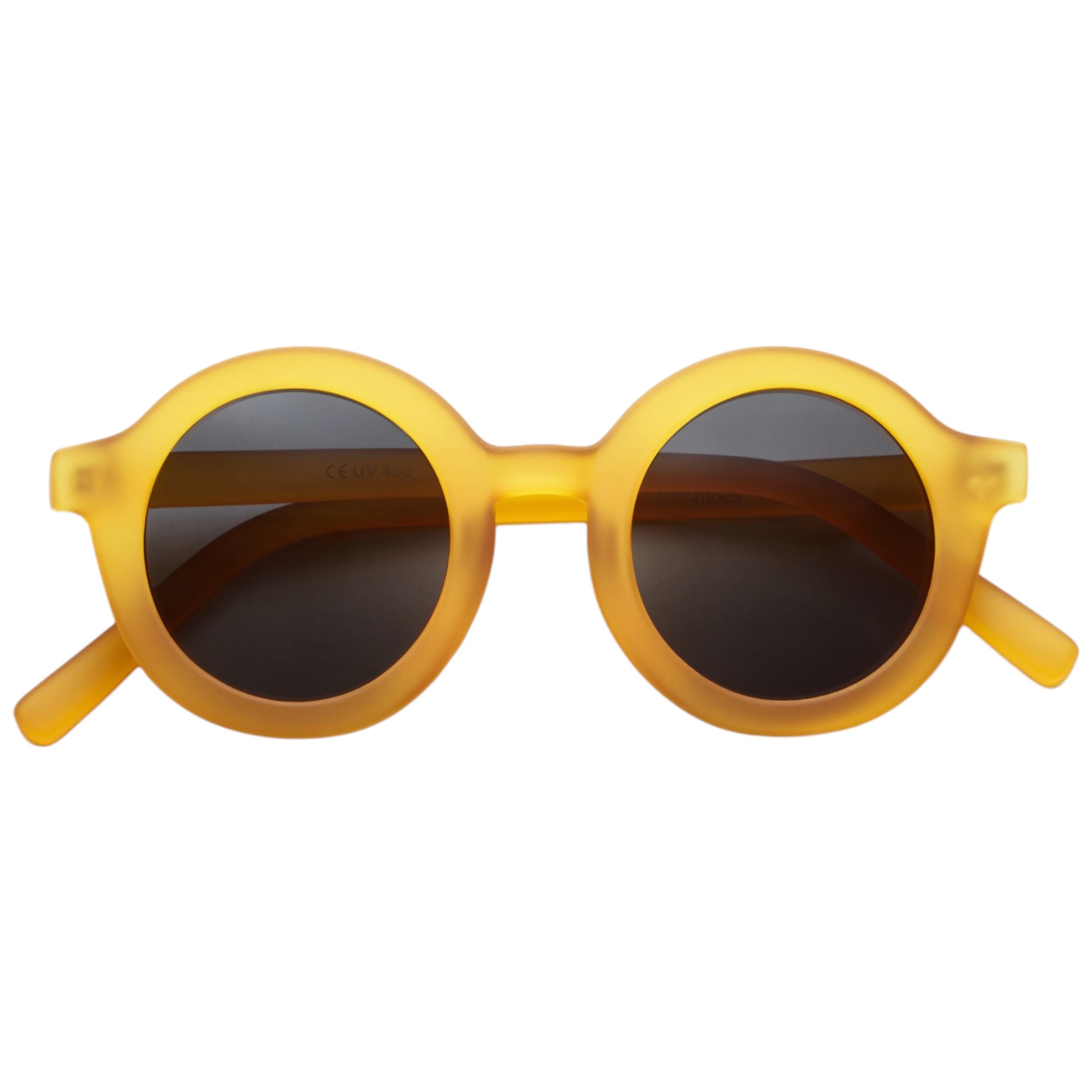 BABYMOCS Signature Kindersonnenbrille 1,5-7 Jahre | Recycelter Biokunststoff & 100% UV400-Schutz Kat. 3 | Runde Sonnenbrille Jungen & Mädchen BPA-frei | Handgefertigt - Schwedisches Design