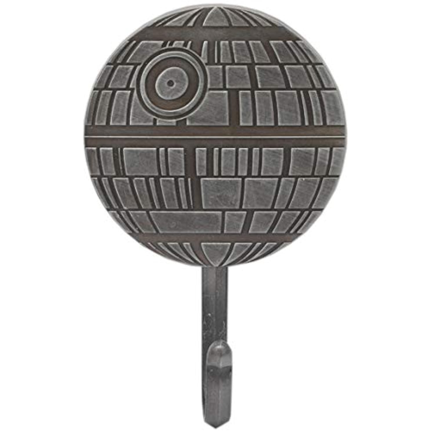 Open Road Brands Disney Star Wars Death Star Cast Iron Wall Hook - Star Wars Wall Hook for Coats, Jackets, Keys and More