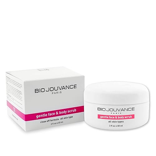 BIO JOUVANCE PARIS - Exfoliante suave para rostro y cuerpo de 2 onzas 2.0 fl oz - Para todo tipo de piel Lavado facial exfoliante profesional