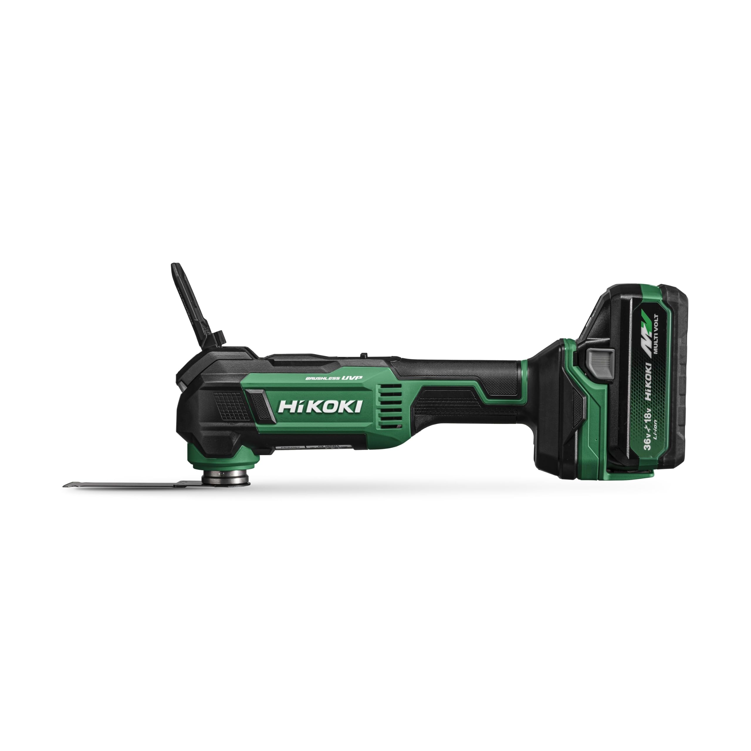HiKOKI CV18DMAW2Z Multiherramienta inalámbrica de baja vibración de 18 V con motor sin escobillas y montaje de herramientas StarlockMax, cuerpo solo con funda