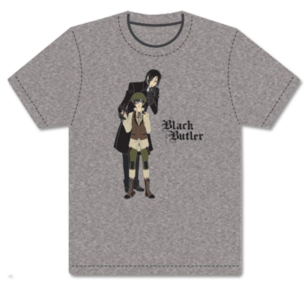 Great Eastern Entertainment Black Butler-Sebastian & Ciel Disguise Men Screen Print T-Shirt, Multicolored, Small