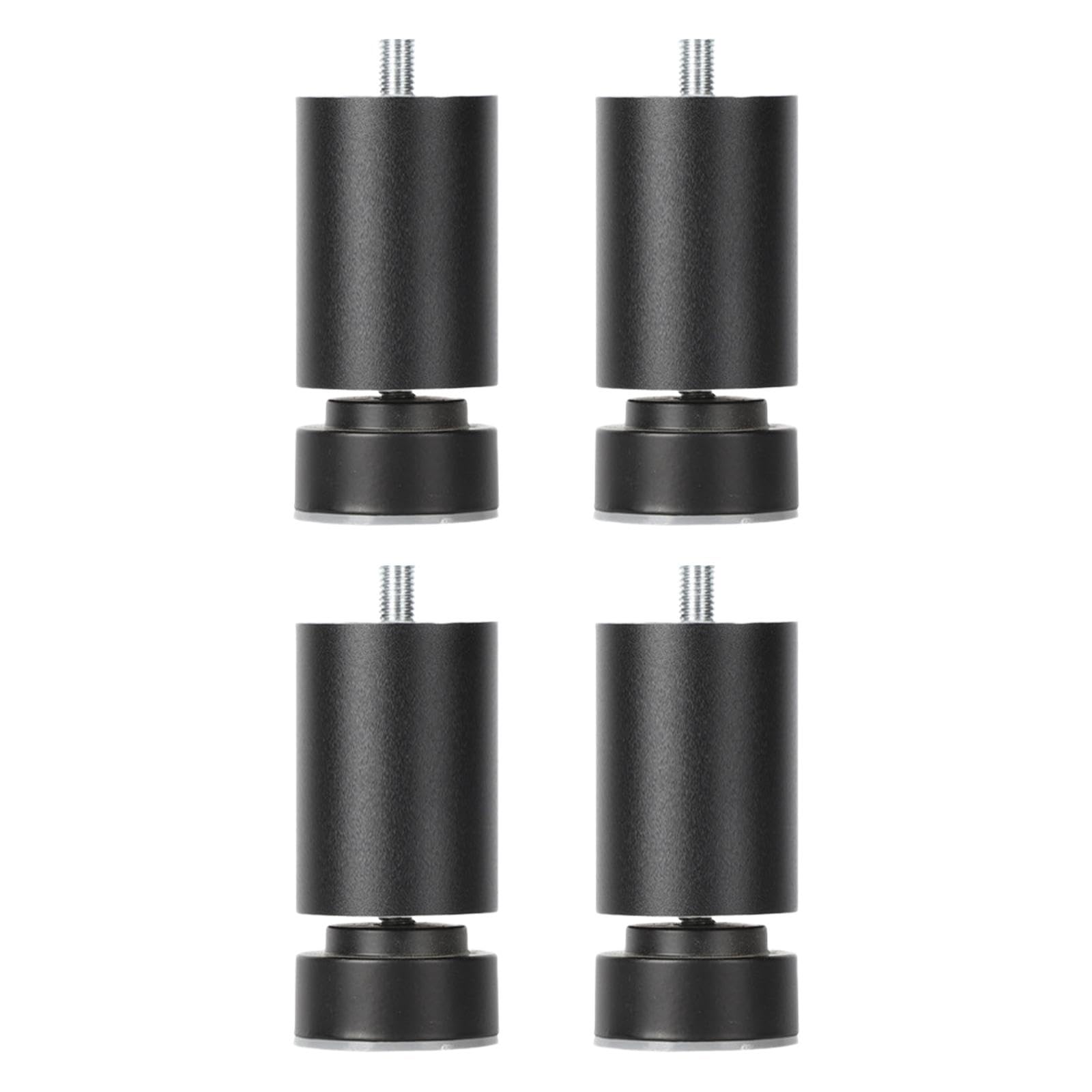 F Fityle de Marco de Cama de Rosca M10, pies de Mesa, Patas de sofá Ajustables M10 de Alta Resistencia, Patas de Muebles de Metal para café, Camas, Negro 15cm
