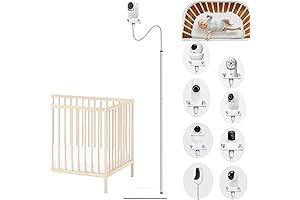 Baby Monitor Floor Stand Mount, Fits VTech, DXR-8 & DXR-8 Pro, Hellobaby...