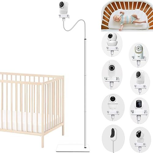 JAMYOK Soporte para monitor de bebé, soporte para cámara de monitor de bebé compatible con VTechDXR 8 y DXR-8 ProHellobaby