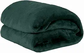 Cobertor Casal Manta Microfibra Fleece 01 Peça Verde
