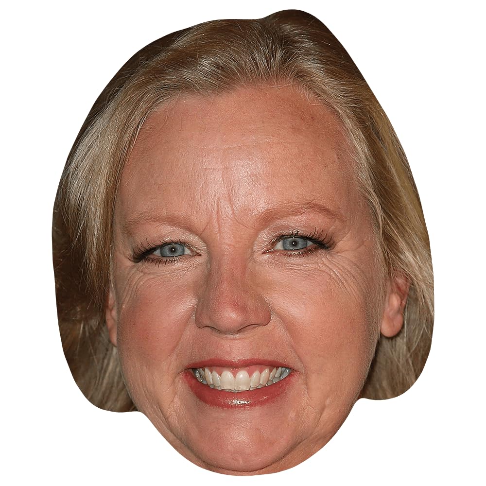 Deborah Meaden (Blonde) Celebrity Mask, Flat Card Face, Fancy Dress Mask