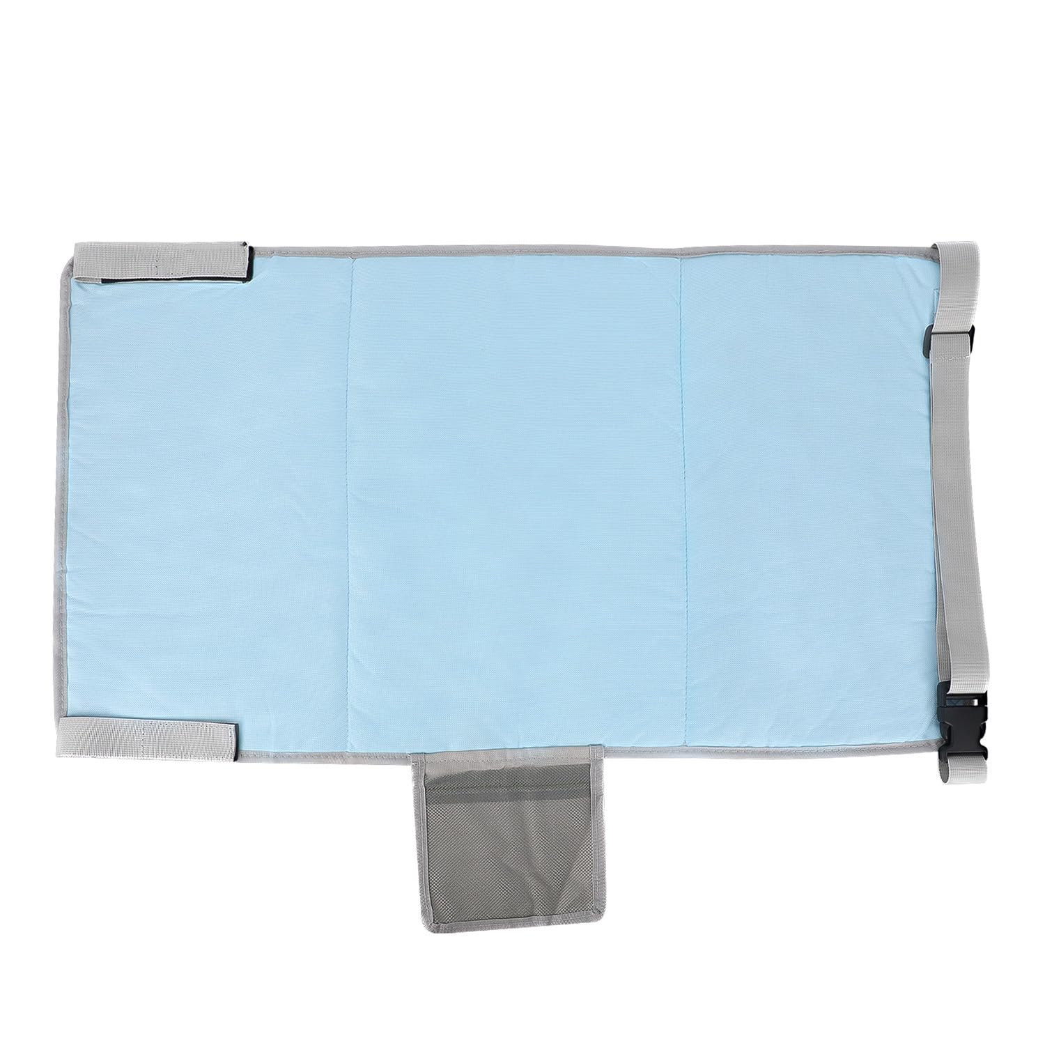 Kids Airplane Seat Extender Travel Bed, Toddler Airplane Bed Comfortable Oxford Cloth Infant seat Extender Travel Essentials (Blue)