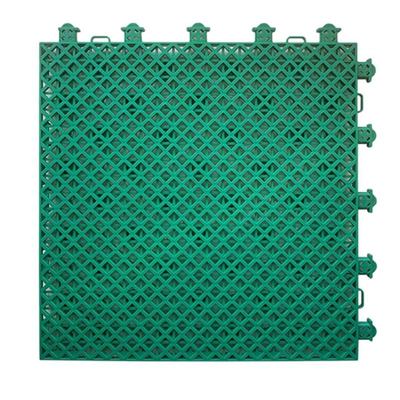 Este Juego de 27 Alfombrillas Antideslizantes de Goma entrelazables para Ducha y Patio (30,5 x 30,5 cm) es Impermeable, fácil de Limpiar e Ideal para Uso en Interiores y Exteriores.