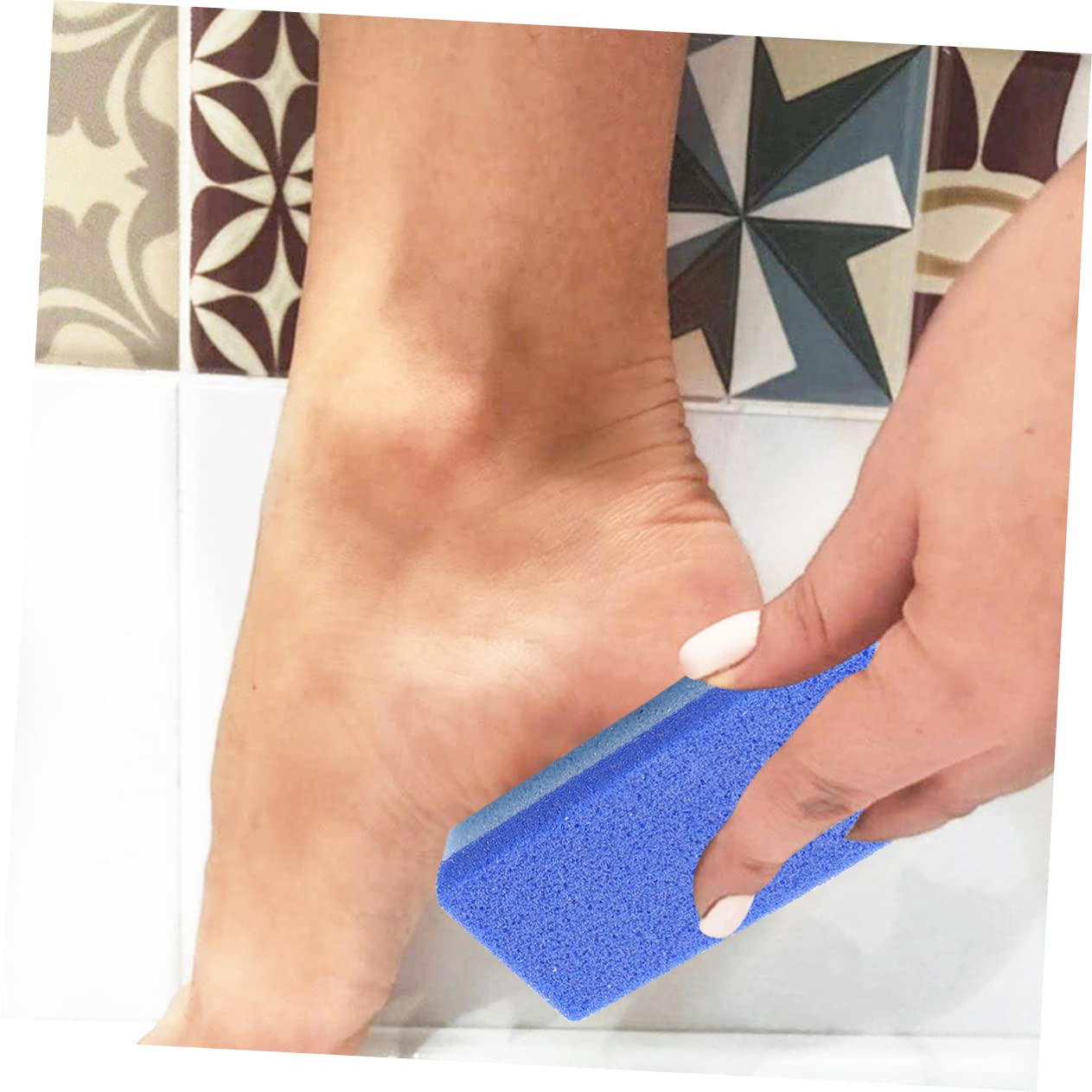 Pierre Double Face en Pu pour Soin des Pieds, Lot de 2