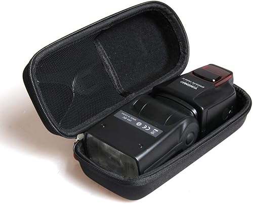 Hermitshell Estuche de viaje duro EVA compatible con YONGNUO YN560 IV Flash inalámbrico Speedlite Master Slave Flash Sistema de disparo incorporado