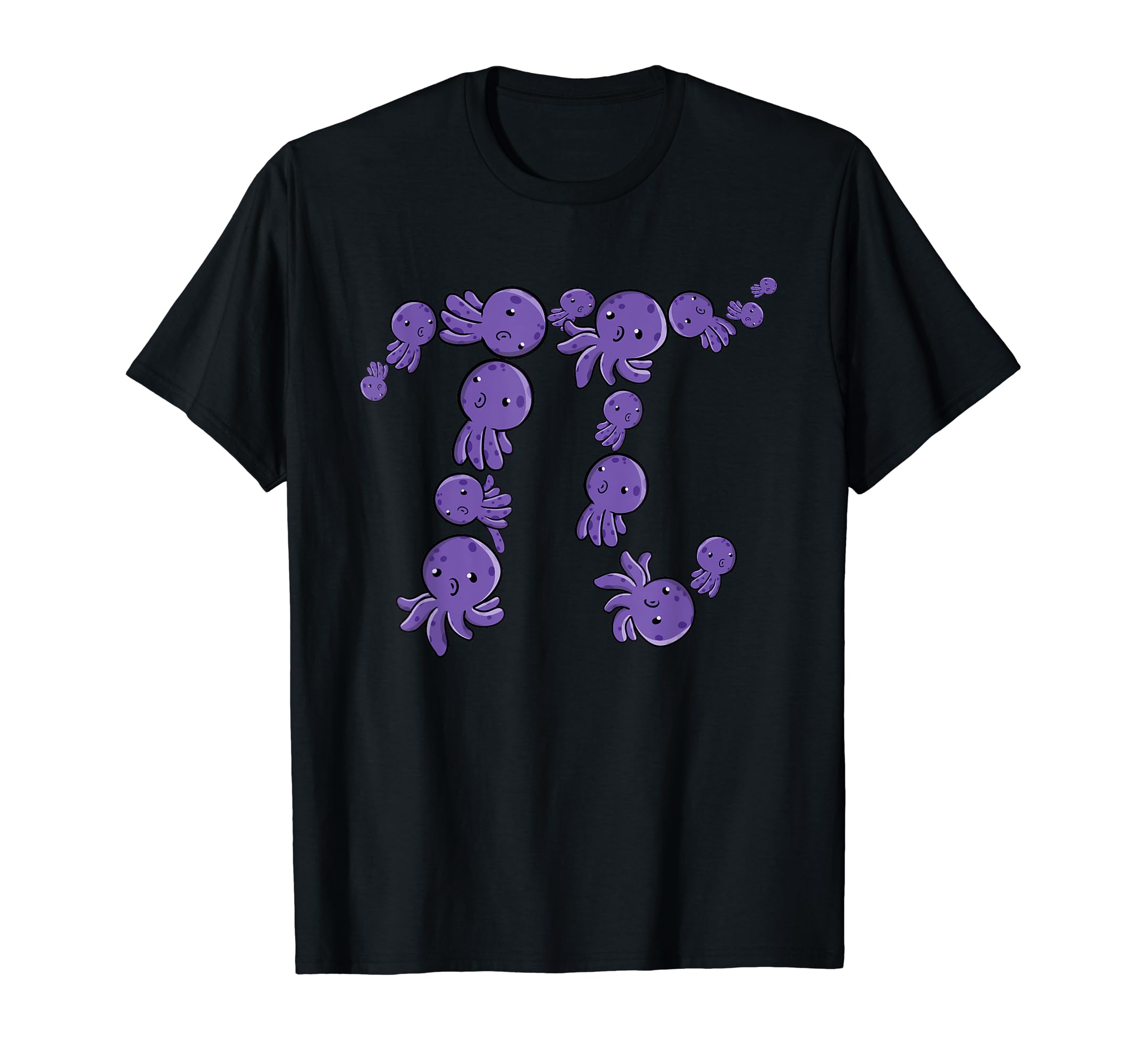Pi Day Math Apparel CoPi Day Funny Octopi Octopus Sea Life Pi Symbol Math T-Shirt