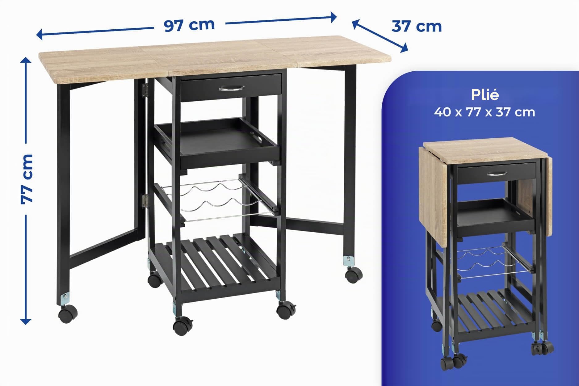 Maximex Chariot Pliable pouvant Supporter jusqu'à 10 kg