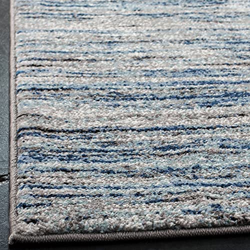 Tapete Decorativo Safavieh 8' x 10' Azul/Gris miniatura 3