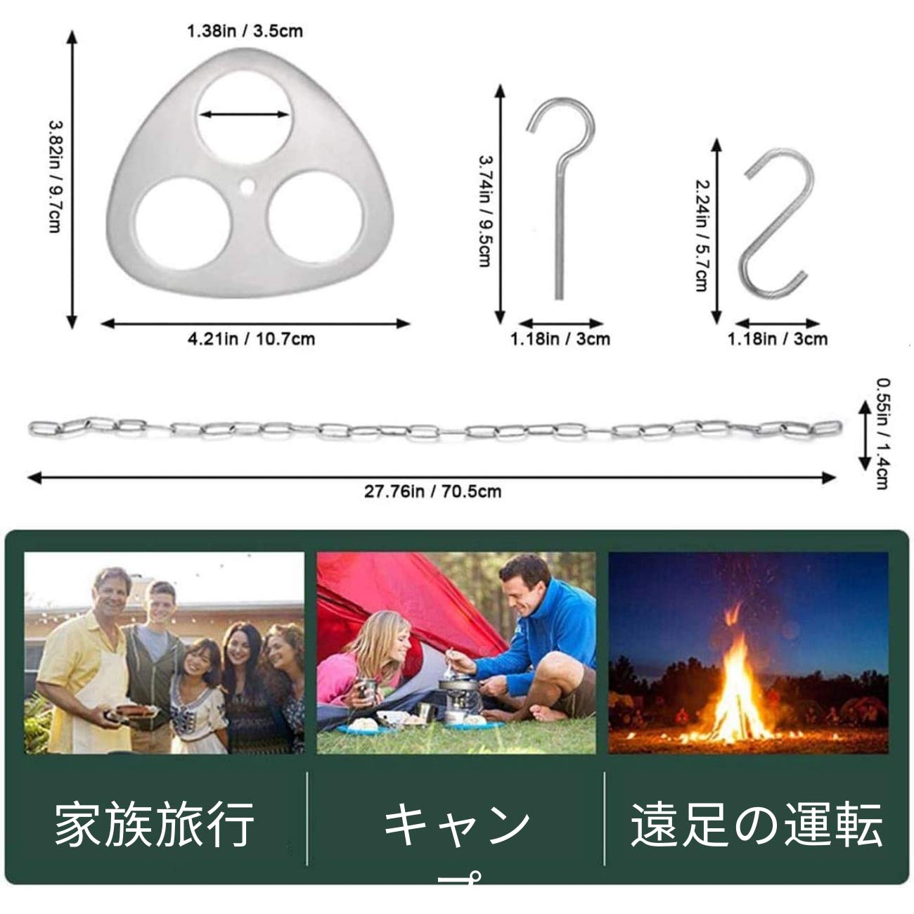 Amazon.co.jp: ランタンスタンド 組み立て簡単 超軽量 枝木で