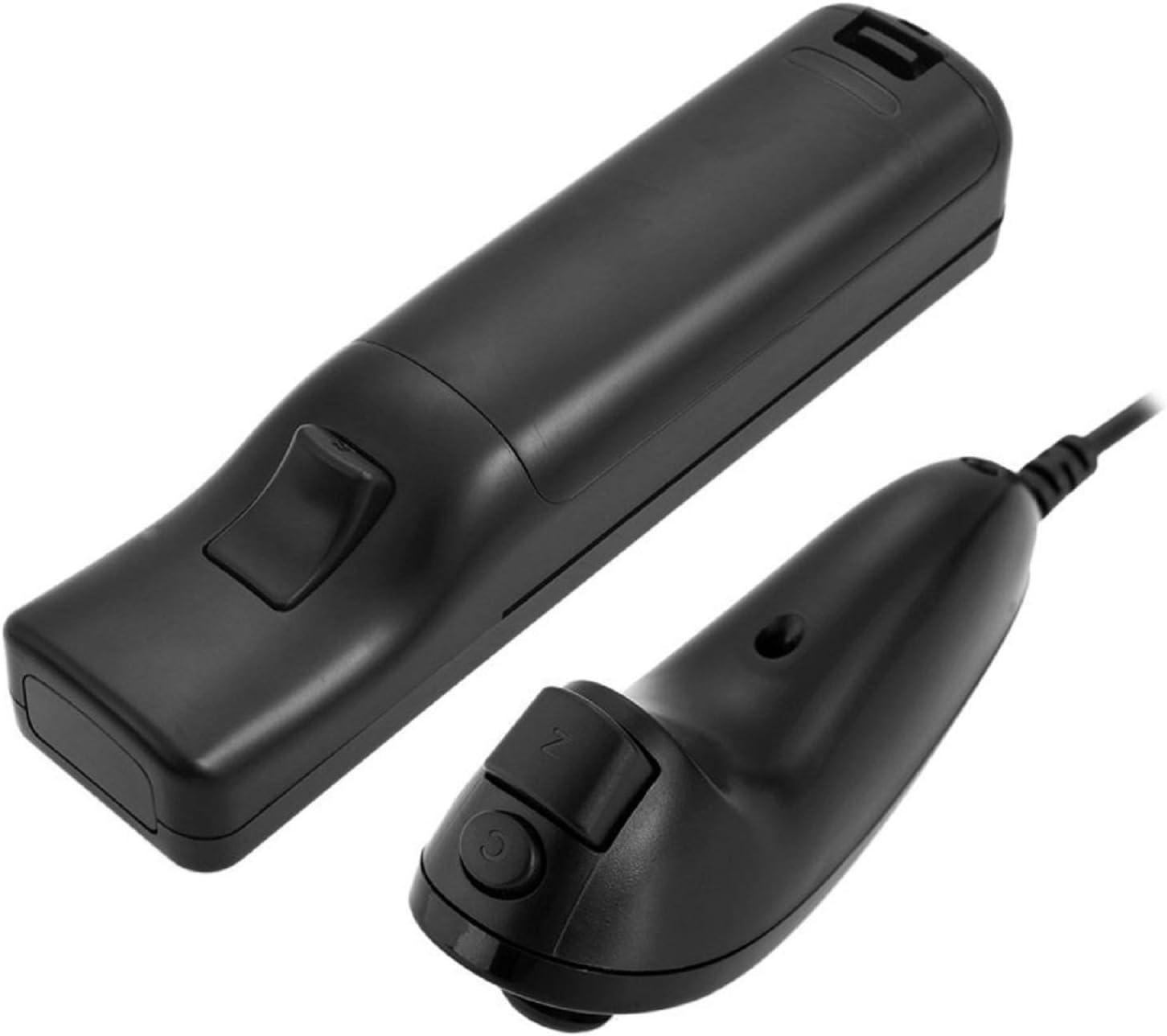 Althemax® Remote Plus Built-in Motion Plus Nunchuk Silicone Case for Wii Multi Color Black