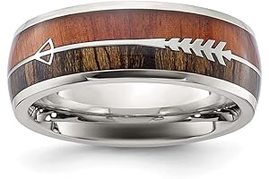 Woodland Wanderer: Embrace Nature's Call with Our Wood and Arrow Ring