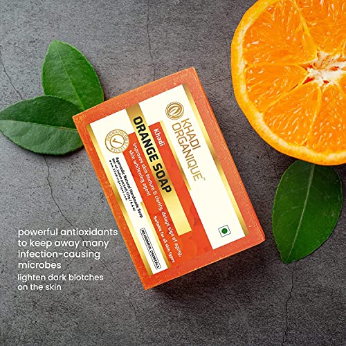 Image of Khadi Handmade soap Orange (Pack of 3)
