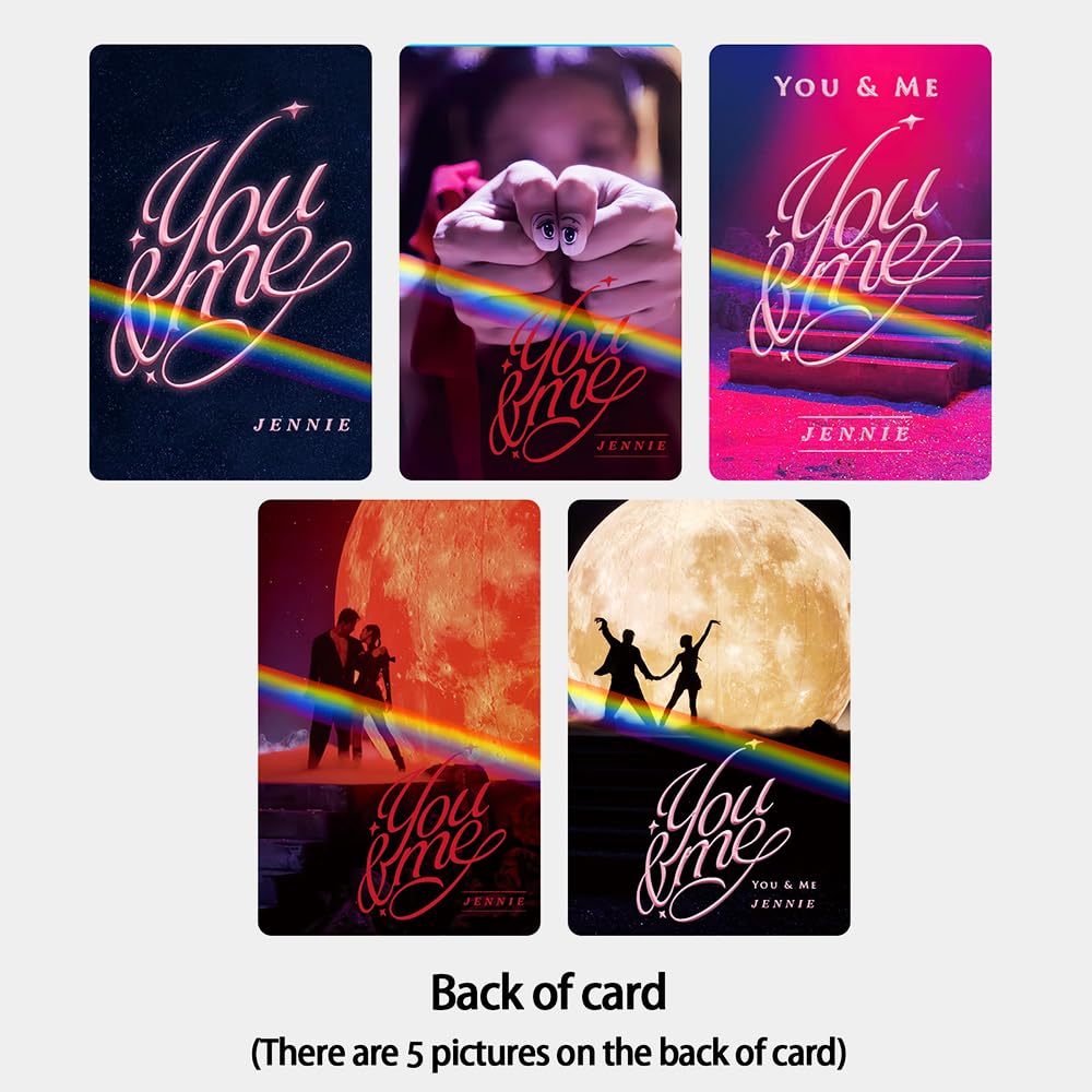 Amazon.com: Funwaretech JENNIE You & Me Laser Photocards Set 55Pcs