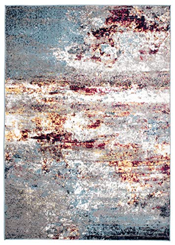 Tapete decorativo abstracto 7'10" x 10' miniatura 3