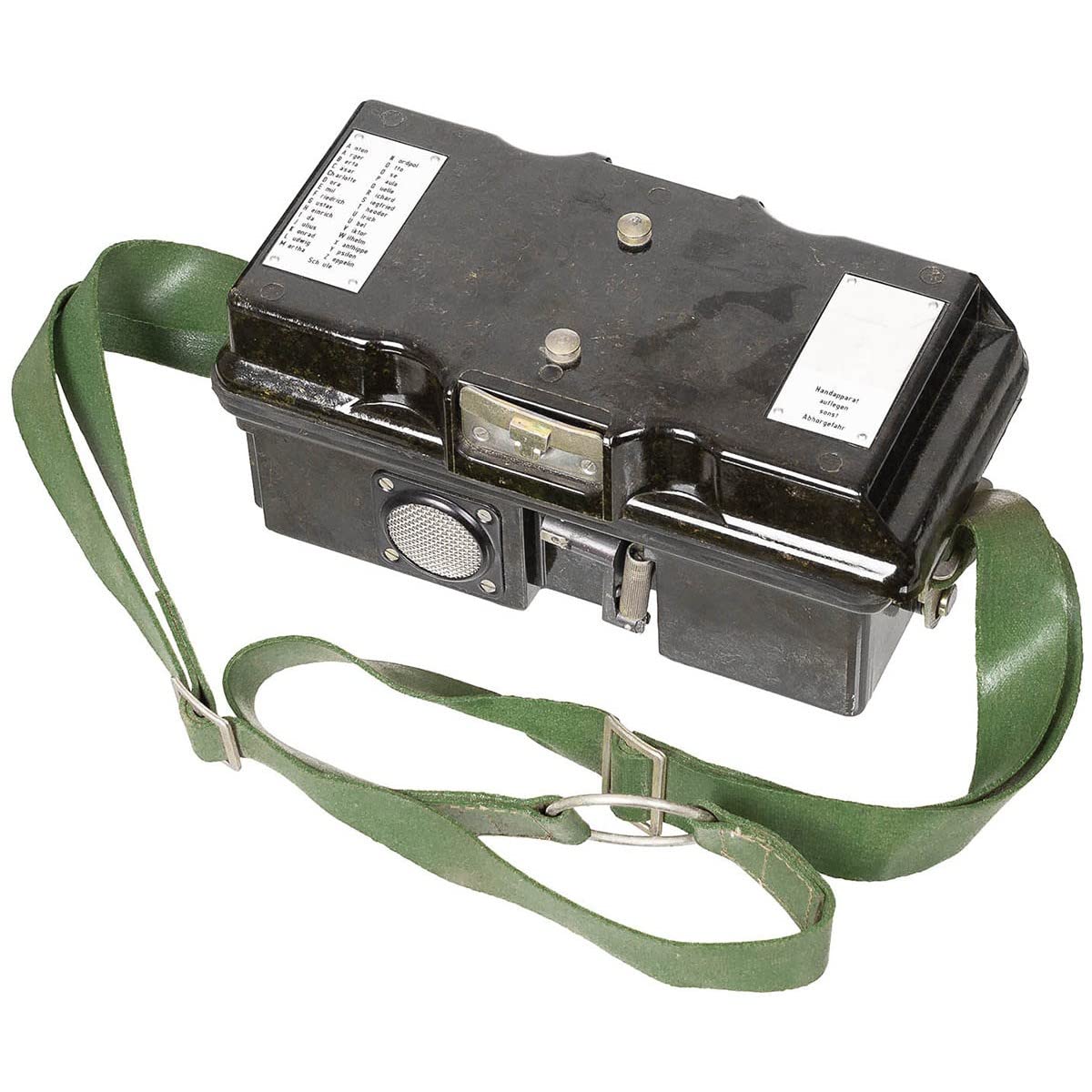 Max Fuchs Unisex – Erwachsene NVA Feldtelefon, Blau, M