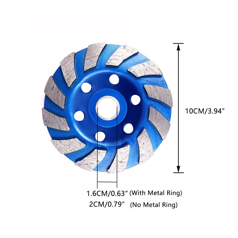 Tarcza Polerska, Tarcze Szlifierskie Kątowe, Diamentowa Tarcza Tnąca 160 Mm, 12-Segmentowa, Wytrzymała Diamentowa Tarcza Szlifierska Turbo-Rzędowa Do Polerowania Szlifierką Kątową/4Colors/4Pc
